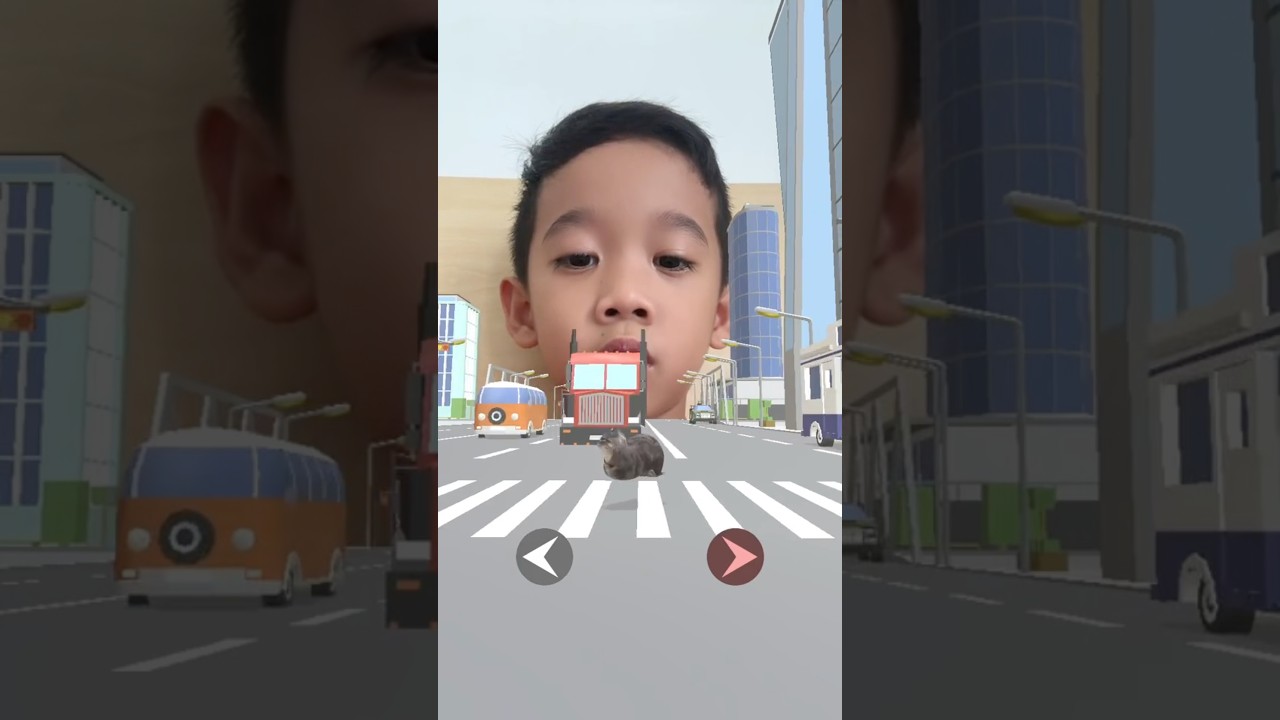 Game nyebrangin kucing dijalan raya ⁉️😱
