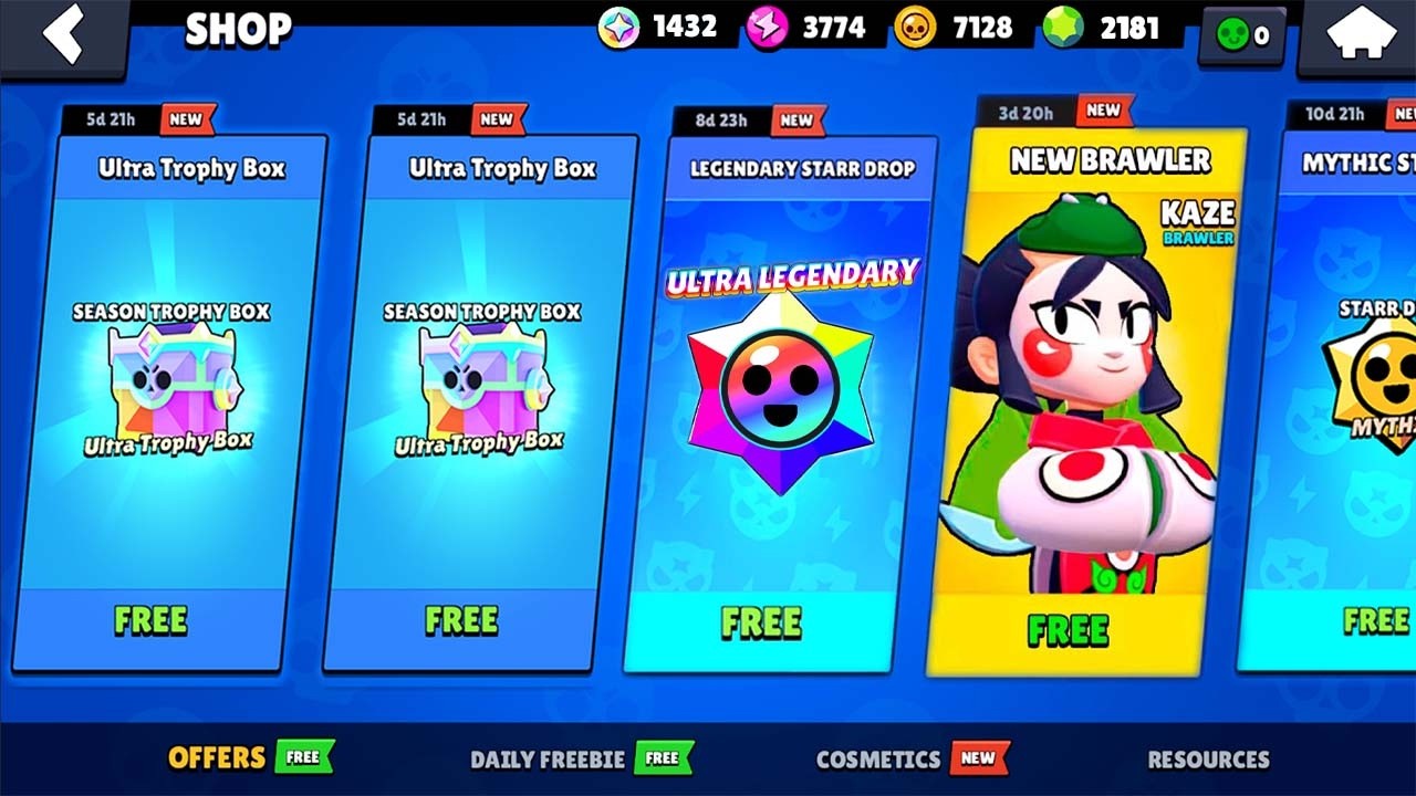 FREE ULTRA BOX GIFTSS 🎁🔥BRAWL STARS NEW UPDATE😱