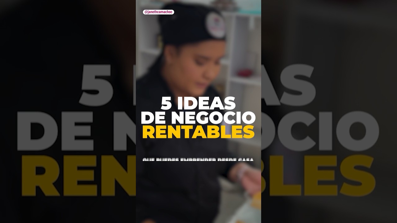 5 NEGOCIOS RENTABLES QUE NO FALLAN ¡con poco dinero! parati history videos