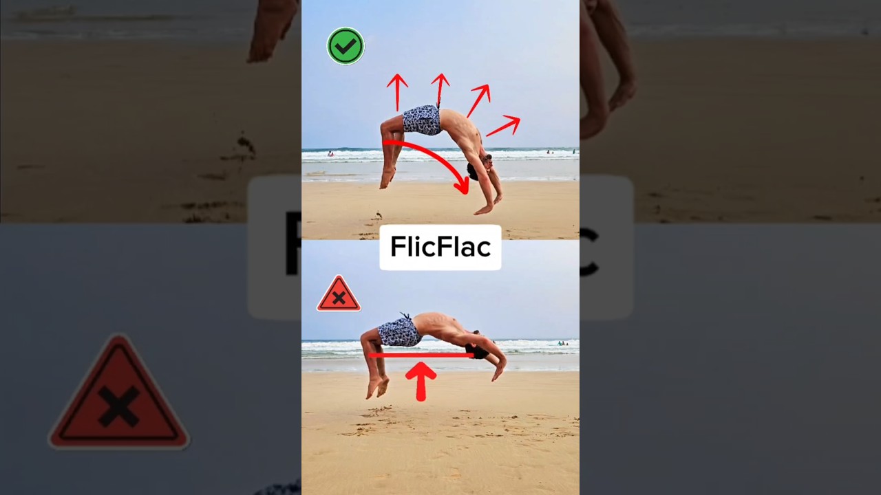 FlicFlac lernen 💪🏻 flicflac backhandspring salto Backflip handstand turnen gymnastics sport
