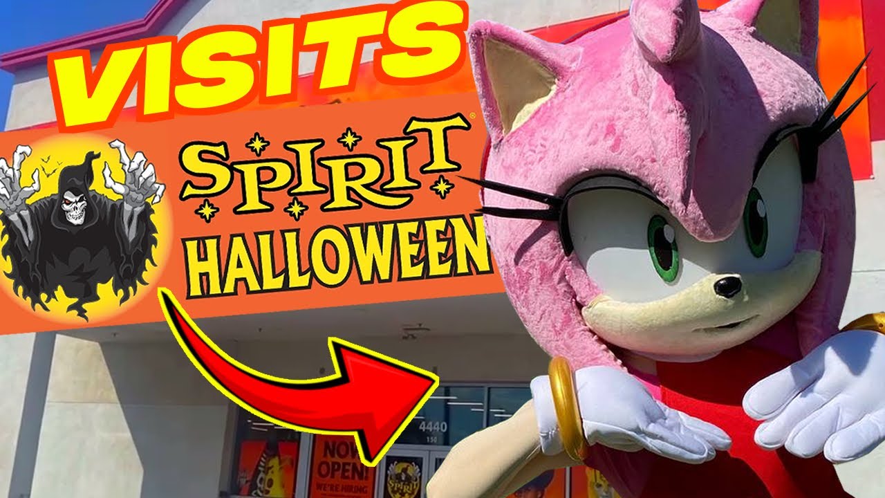 Amy visits to Spirit Halloween