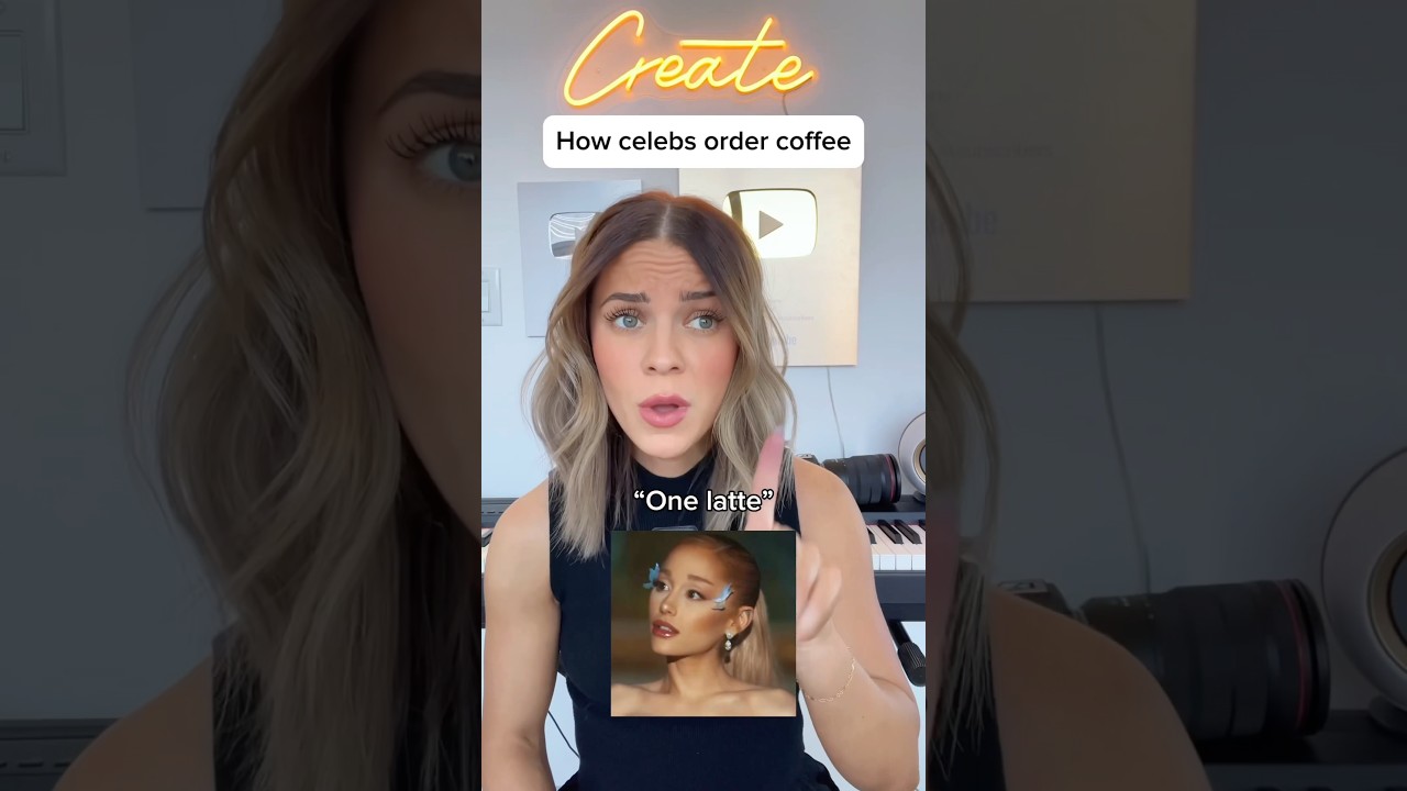 How celebs order coffee 😂