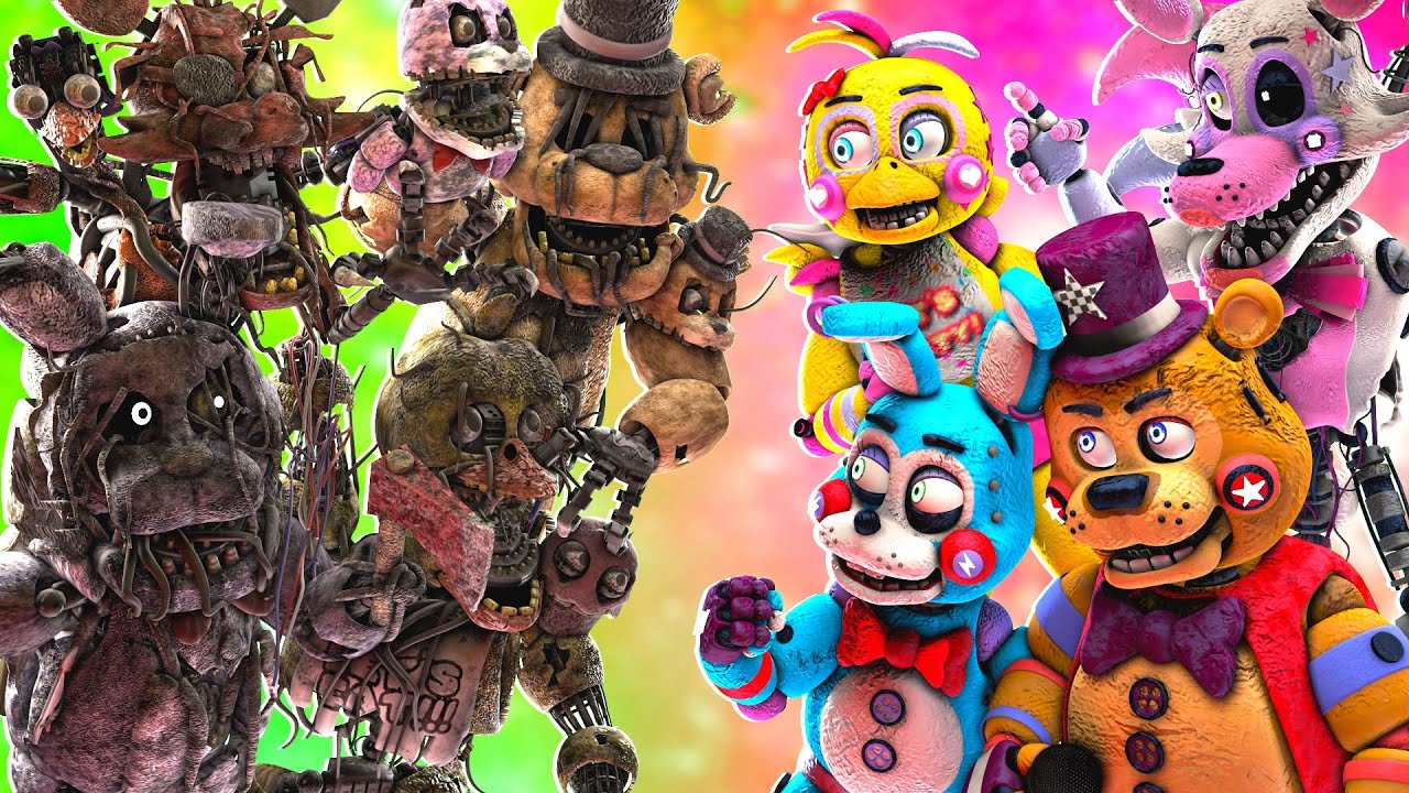 Five Nights at Freddy&#39;s FIGHT: Creepy vs Super Stars