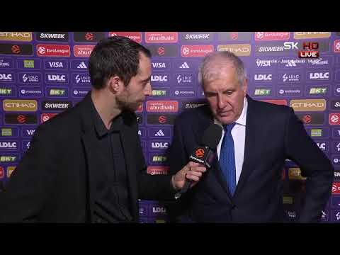 Prve reči utučenog Željka Obradovića nakon poraza od ASVEL-a I SPORT KLUB Košarka