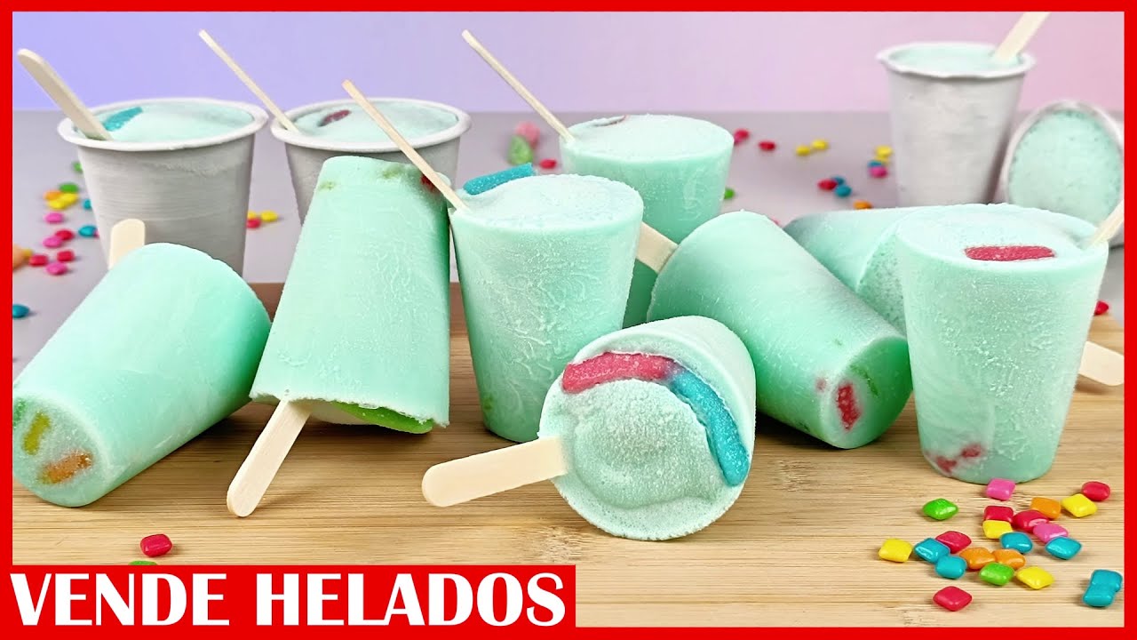 Cómo Hacer HELADOS de CHICLE para GANAR Dinero desde CASA🤑
