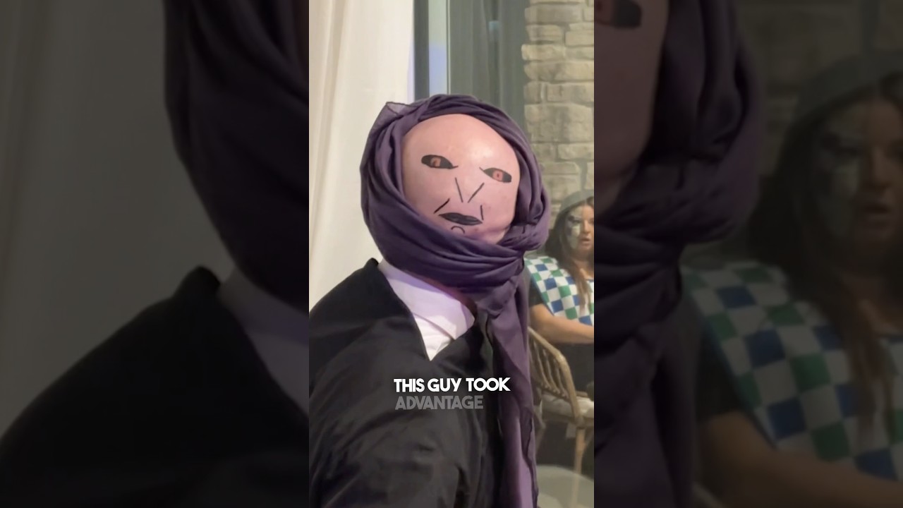 His Halloween costume from Harry Potter is hilarious 😂