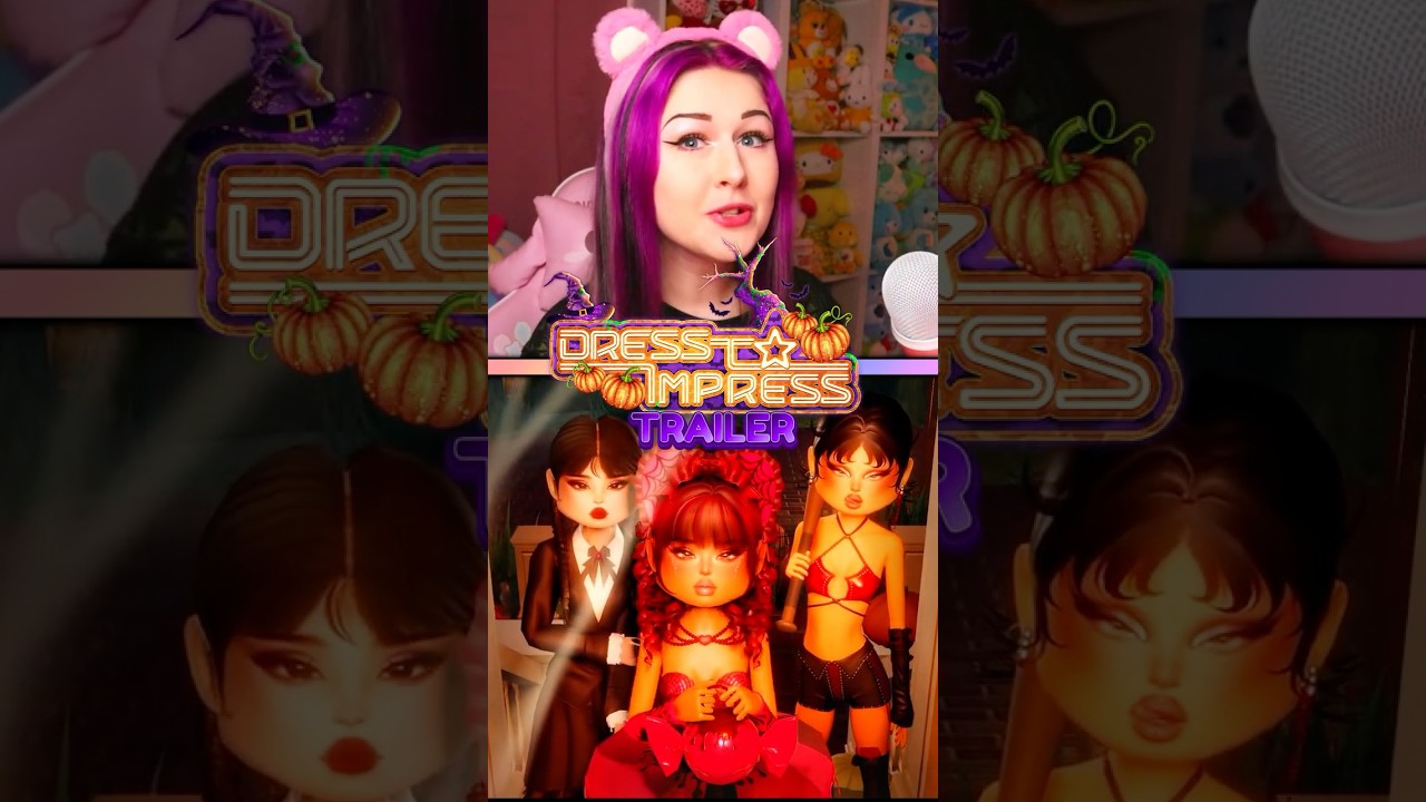 😲 REACTING TO THE NEW HALLOWEEN DTI UPDATE TRAILER 🎃 dresstoimpress roblox