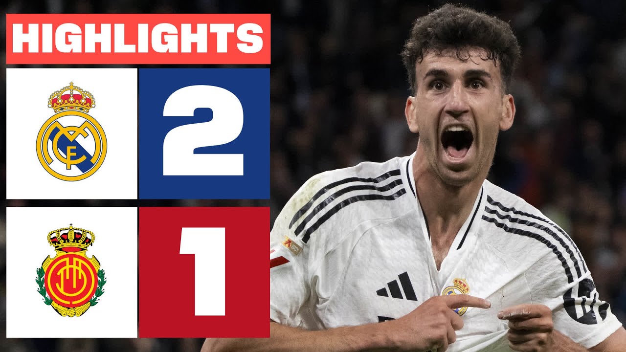 REAL MADRID 2 - 1 RCD MALLORCA I RESUMEN LALIGA EA SPORTS