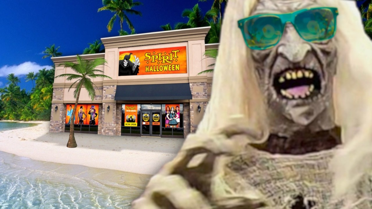 SPIRIT HALLOWEEN at the BEACH! Myrtle beach South Carolina 2025!