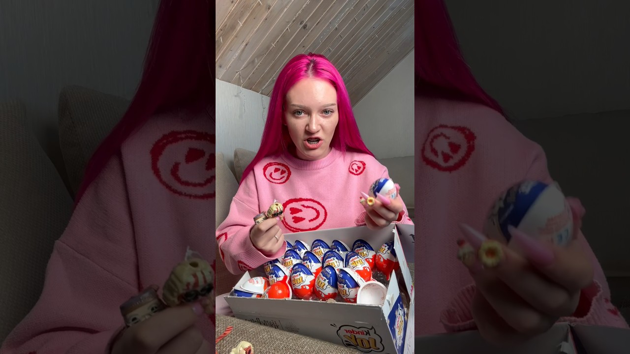 Розпаковка всіх кіндерів з Гарі Потером🥰 food unpacking unboxing harrypotter kinder
