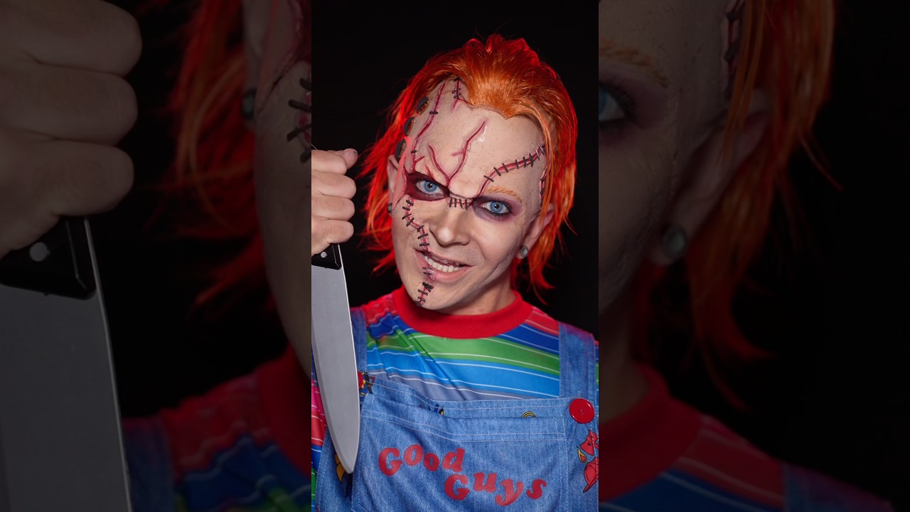 Chucky Doll SFX Halloween makeup transformation