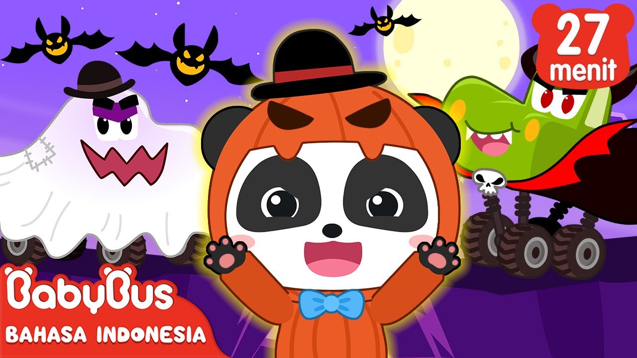 Ayo Kita Kenalan Truk Halloween | Lagu Anak Halloween | Kartun Anak-anak | BabyBus Bahasa Indonesia