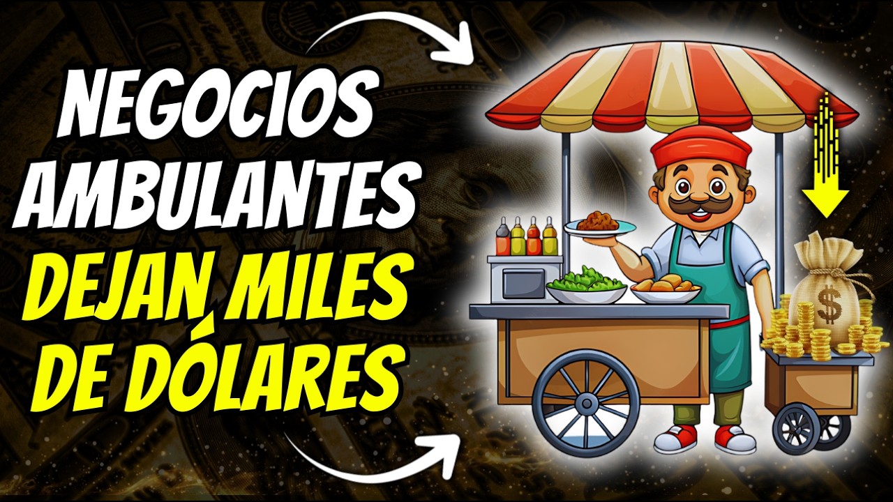 28 NEGOCIOS AMBULANTES RENTABLES  | Cómo Ganar Dinero en la Calle en 2025
