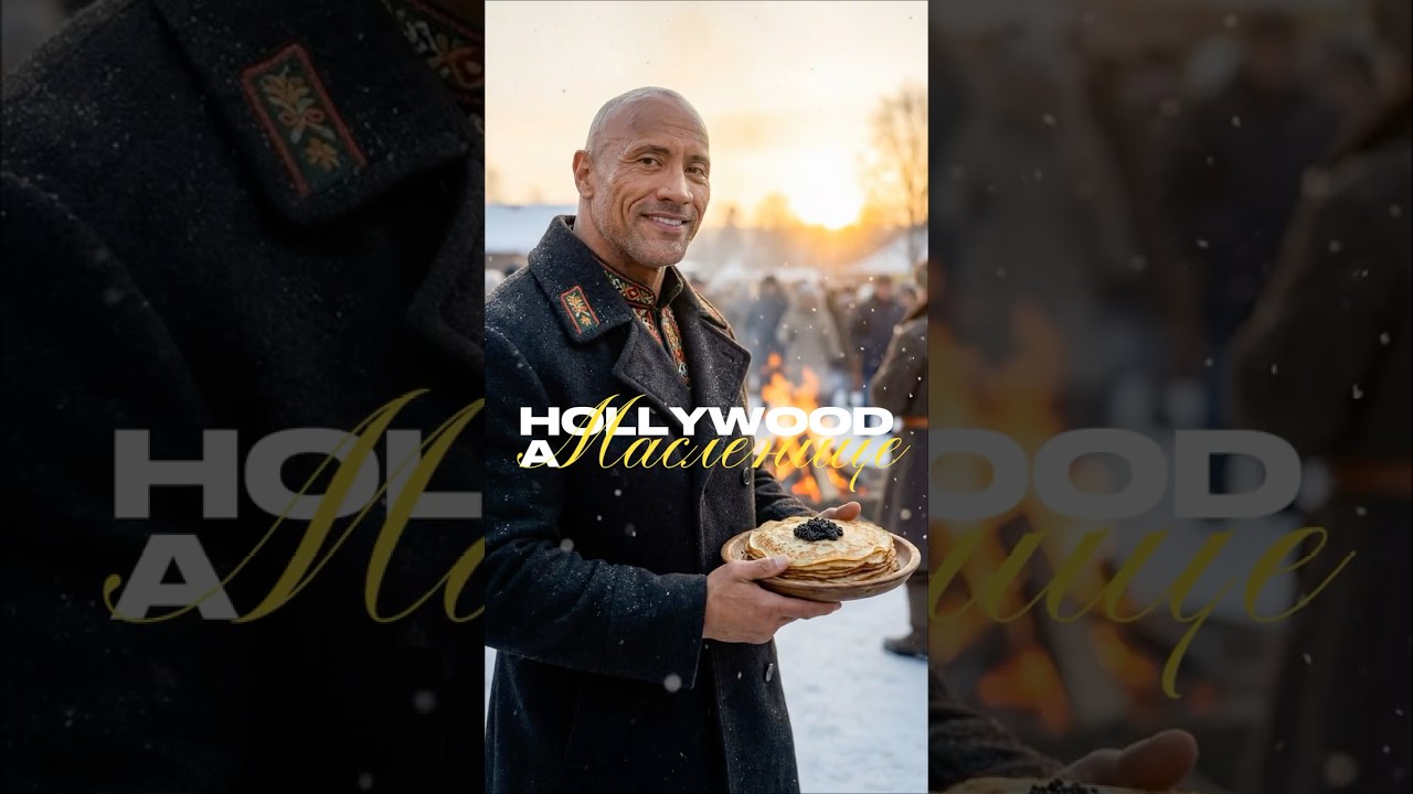 HOLLYWOOD на Масленице🥞ai digitalart aivideo масленица hollywood creator ии нейросеть