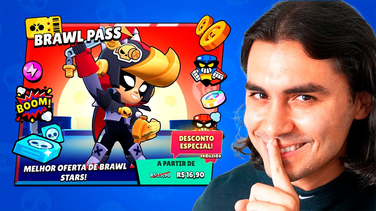 COMPREI E ZEREI A NOVA TEMPORADA DOS HEROIS... BRAWL STARS