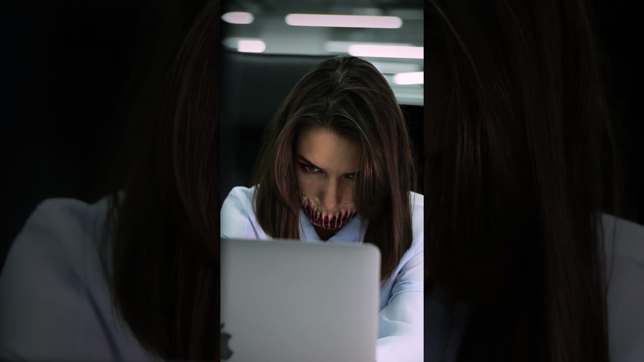 Creepy Halloween makeup idea! 🎃💀