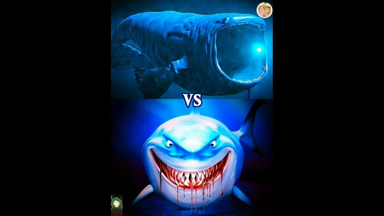 megalodon vs The bloop°sharktopus°giant moray eel°hippocampus shorts viral monster music the