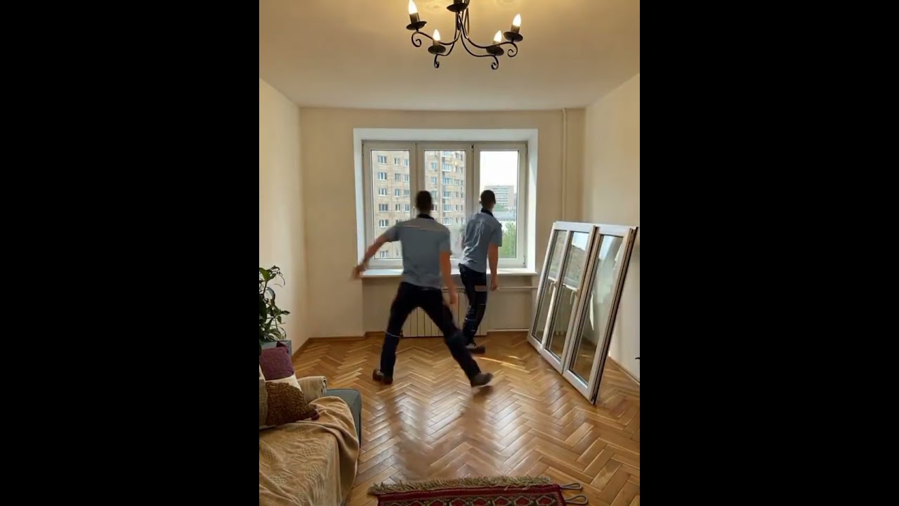 Решила заменить теперь окно в зале. Серия 2. окна сериал