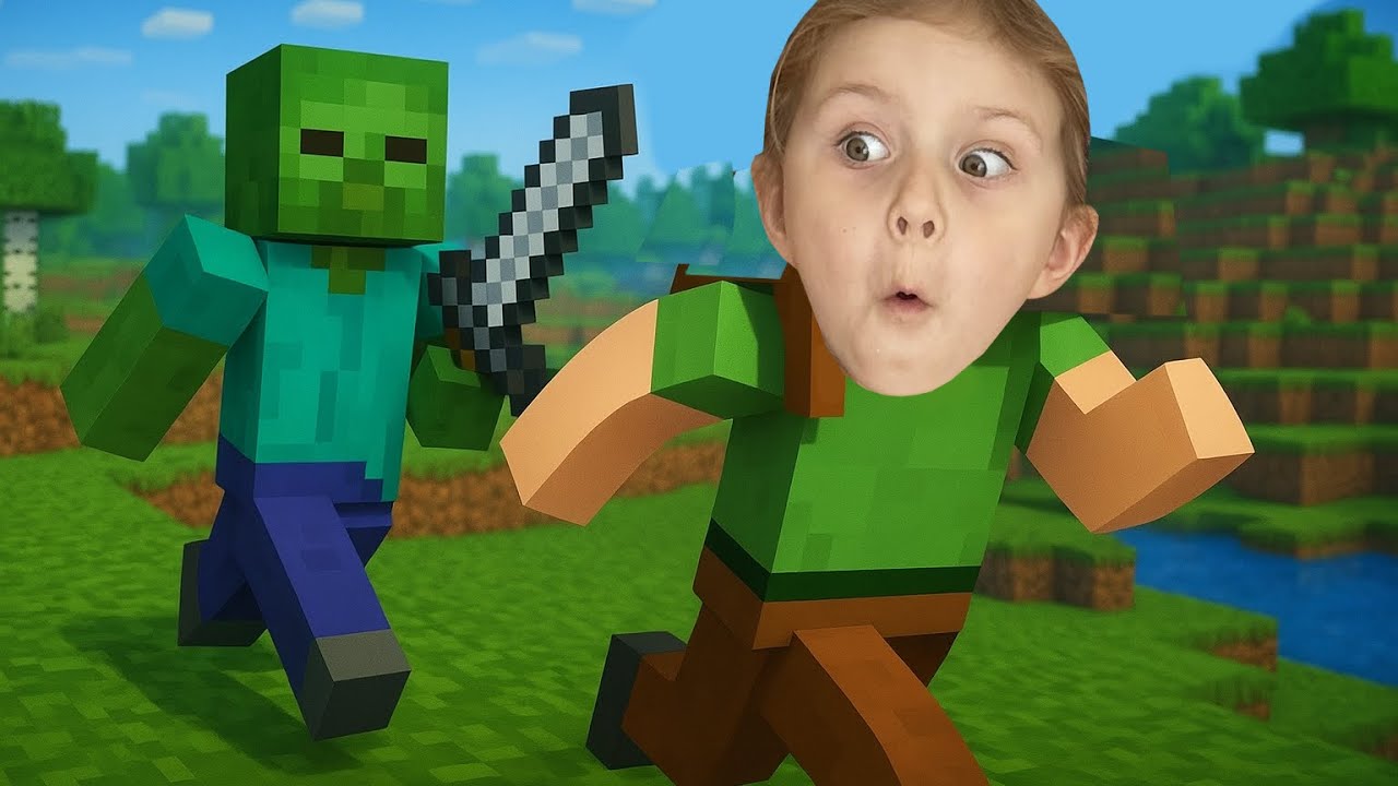 МОЯ СЕСТРЁНКА в 5 Лет стала Майнкрафтером / Вики Шоу Плей