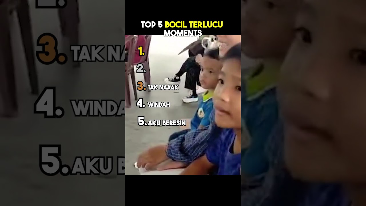Top 5 Bocah Terlucu Moments 😂😂