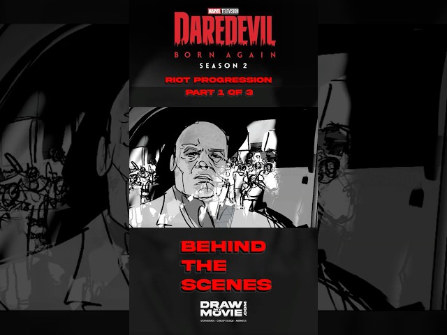 How They Storyboarded Daredevil's Riot Scene Kingpin Arrives 🎬 daredevil behindthescenes shorts