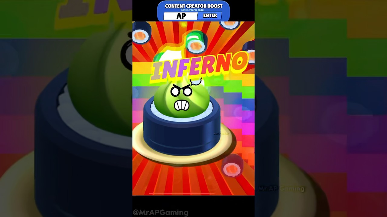 Inferno Wasabi Power🔥🤩 Brawl Stars Sneak Peeks #shorts #brawlstars #brawlstarsp2w