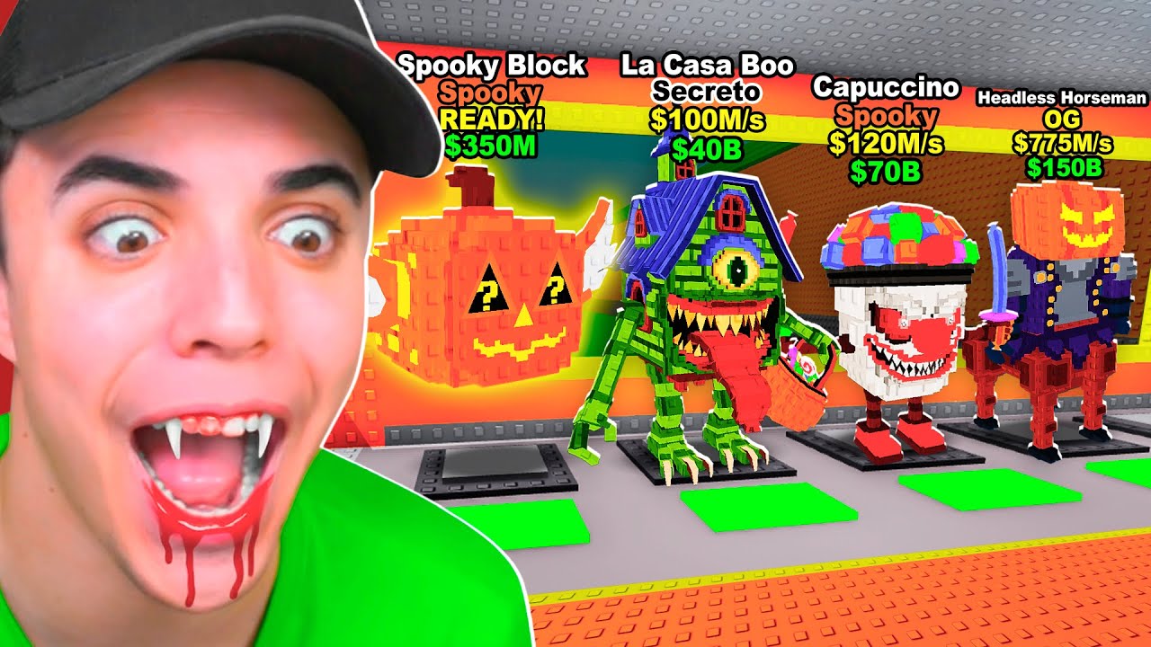 Robé TODOS los BRAINROTS de HALLOWEEN en Steal a Brainrot!🎃