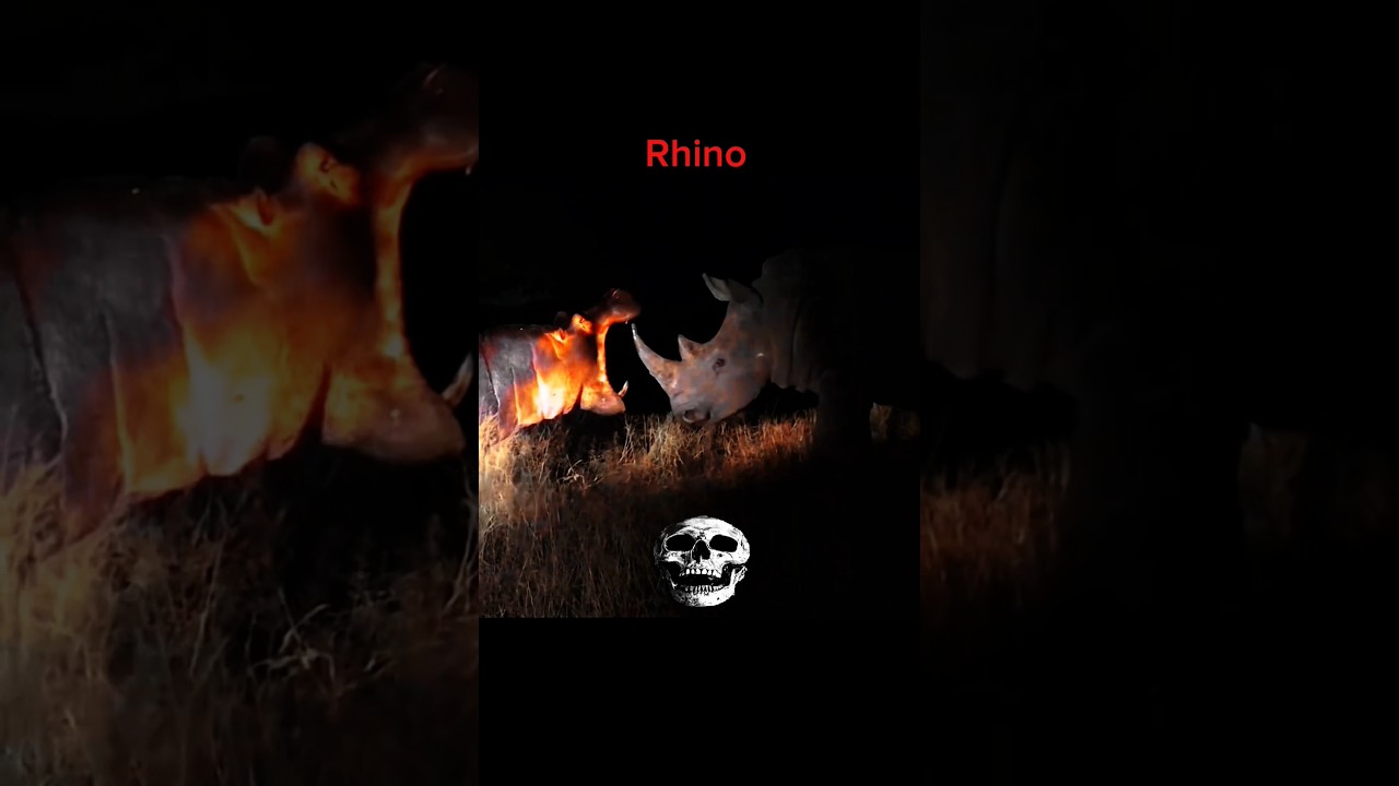 Hippopotamus vs. other animals animals hippo rhino elephant lion shortvideo