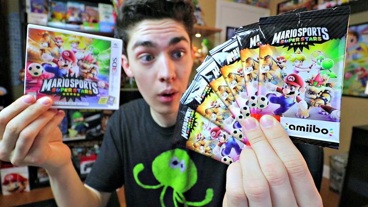 Unboxing Mario Sports Superstars +Amiibo Pack Opening!!