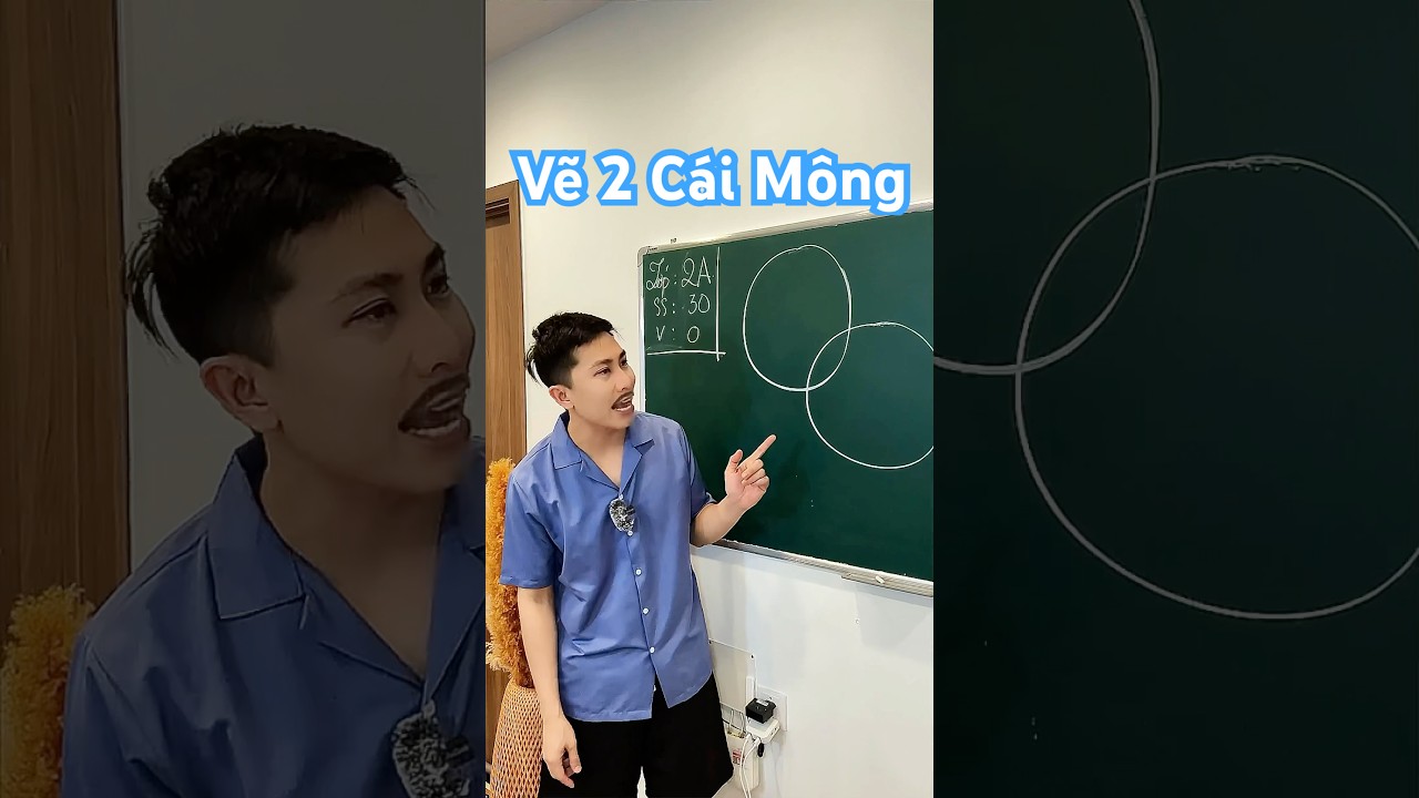 Ku Tý phiêu lưu ký #157 : Vẽ 2 Cái Mông :)) #anhmoney #hocsinh #shotrs vlog di hoc sinh