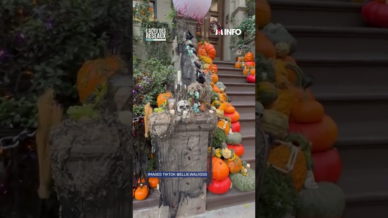 Une décoration d'Halloween qui joue des tours aux pompiers