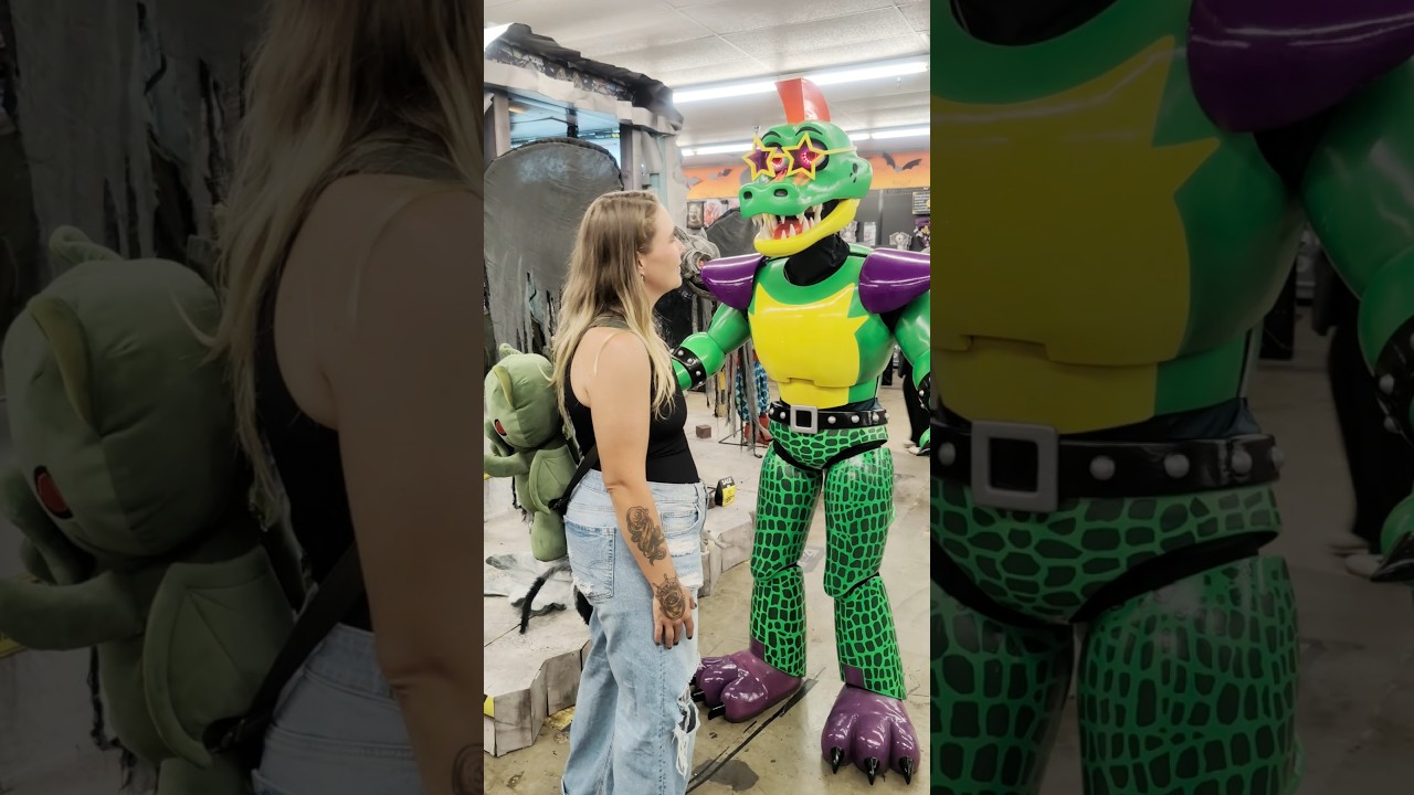 Monty Gator for sale at Spirit of Halloween FNaF Security Breach animatronic