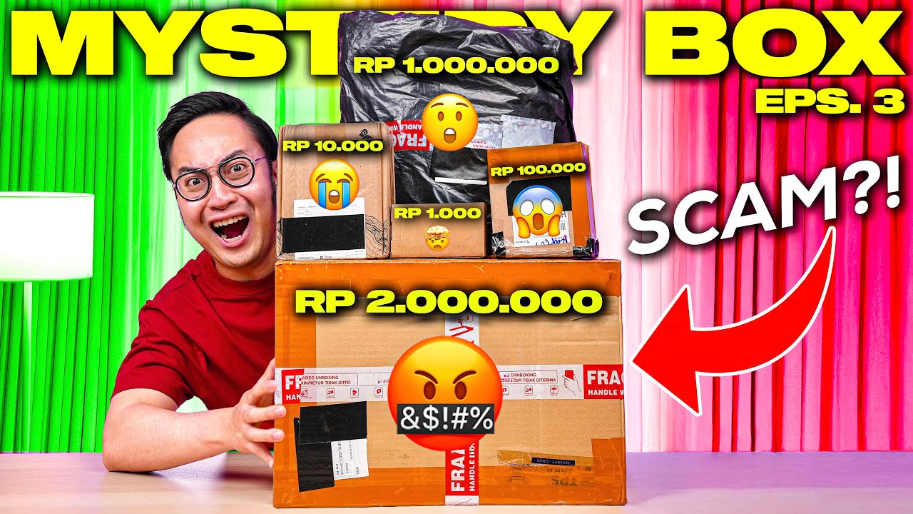 AKHIRNYA KE-SCAM?! 😭| UNBOXING MYSTERY BOX RP 1.000 SAMPAI RP 2.000.000! 