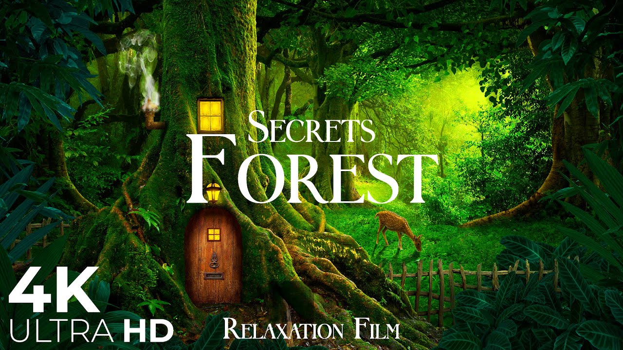 Deep Forest 4K 🌳 | Nature Relaxation Film with Peaceful Music (Video Ultra HD)