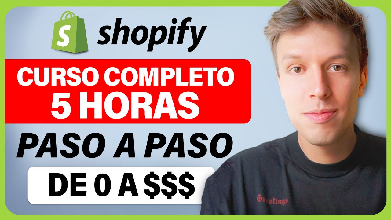 Curso GRATIS De Shopify Dropshipping | Cómo Crear Una Tienda Online y Ganar Dinero En 2025