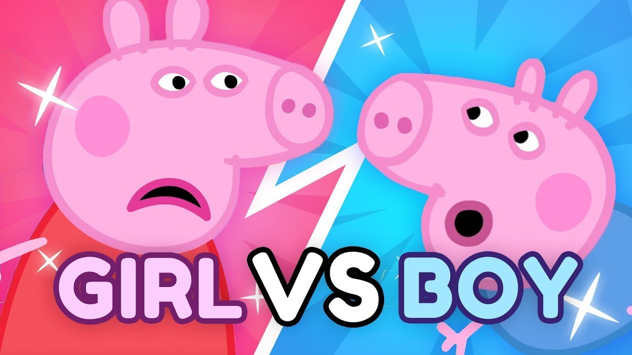Girl VS Boy 💥 Sibling Compilation 🩷 Peppa Pig Tales Full Episodes | Gender Reveal Episode this Sat!