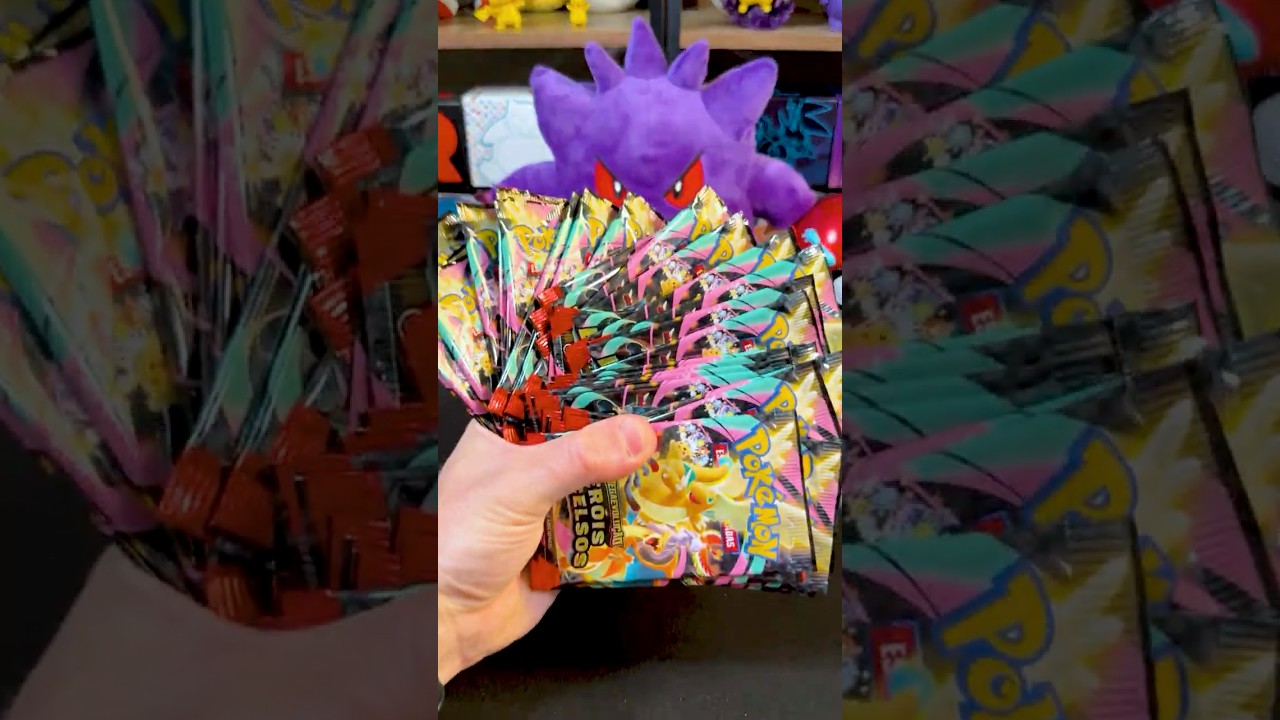 TIREI A MELHOR CARTA DESSA COLEÇÃO pokemon unboxing