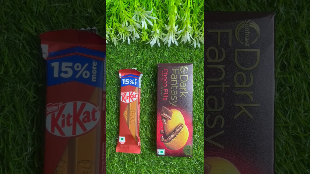 KitKat VS Dark Fantasy Choco Fills 🍫 | ASMR Chocolate Unboxing & Satisfying Eating Sounds