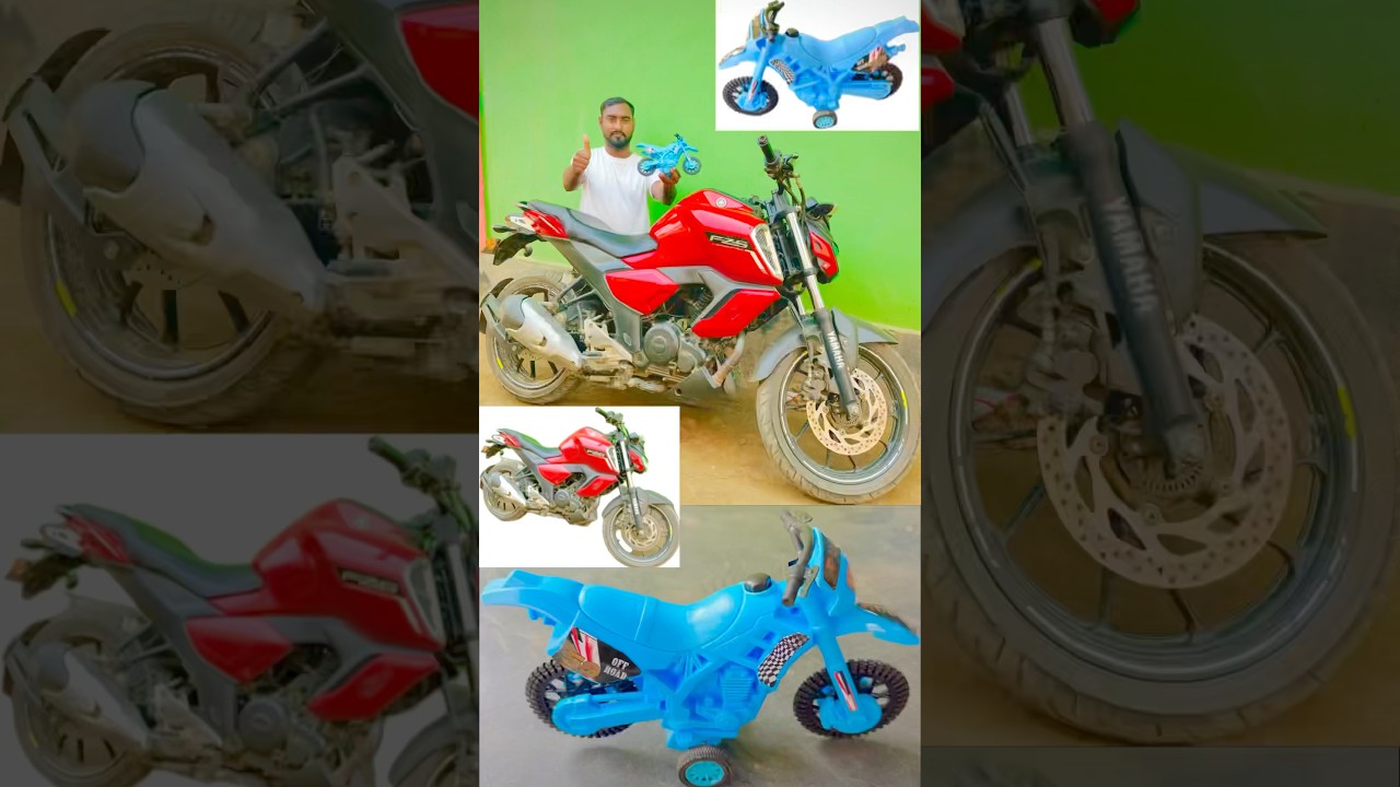 New rc mini bike and FZS bike unboxing and testing shorts