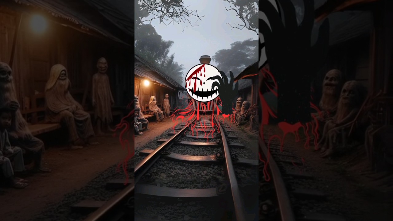 Penampakan kereta api hantu malam jumat kliwon scaryhelloweencreepy horrorstories keretahantu