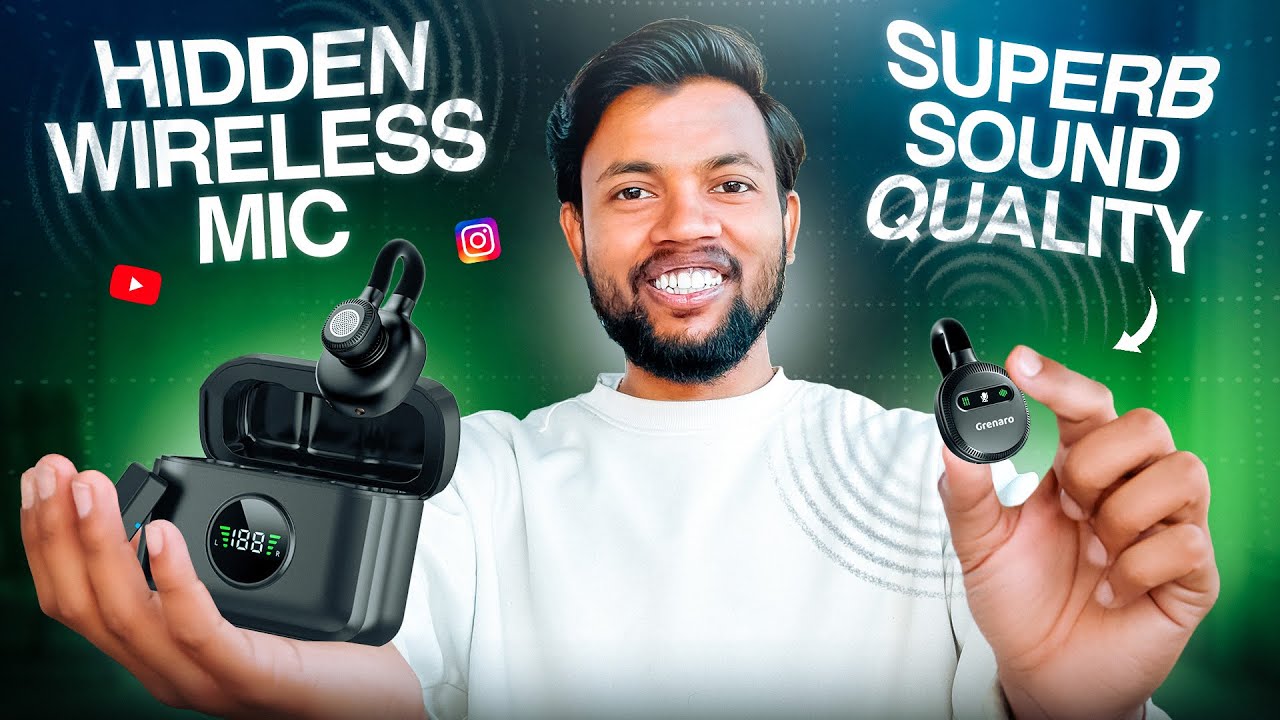Best Wireless Mic For Youtube Video 🔥 Superb Sound Quality 😍