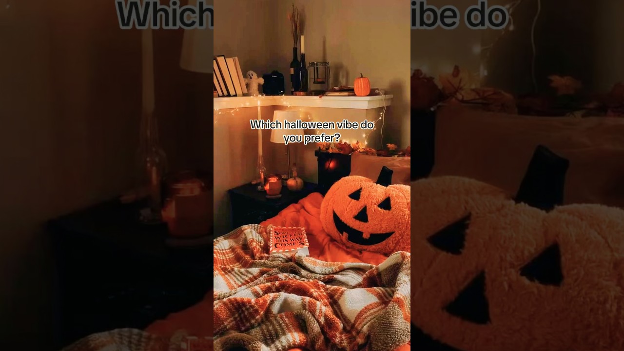 Which Halloween vibe do you prefer?🎃👻 aesthetic fyp shorts vibes fall halloween cozy