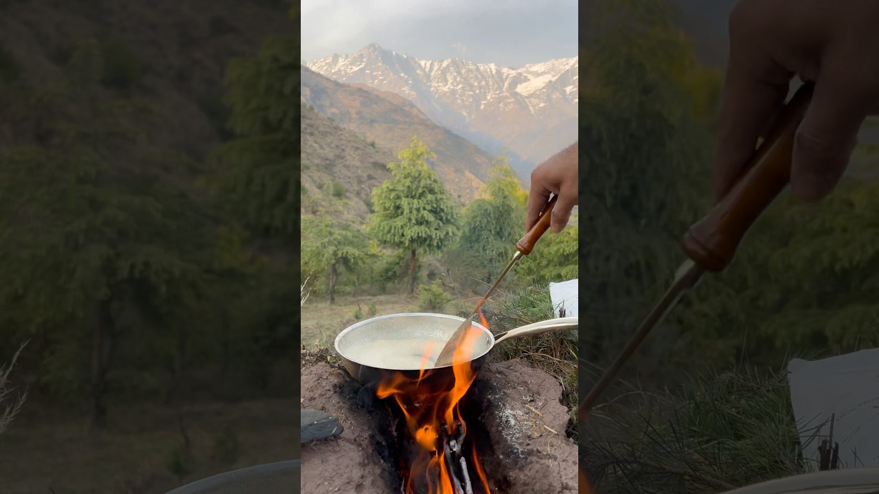Love speaks without words | Pahadi Khana | #cooking #food #mountains #mountainchef #life #nature