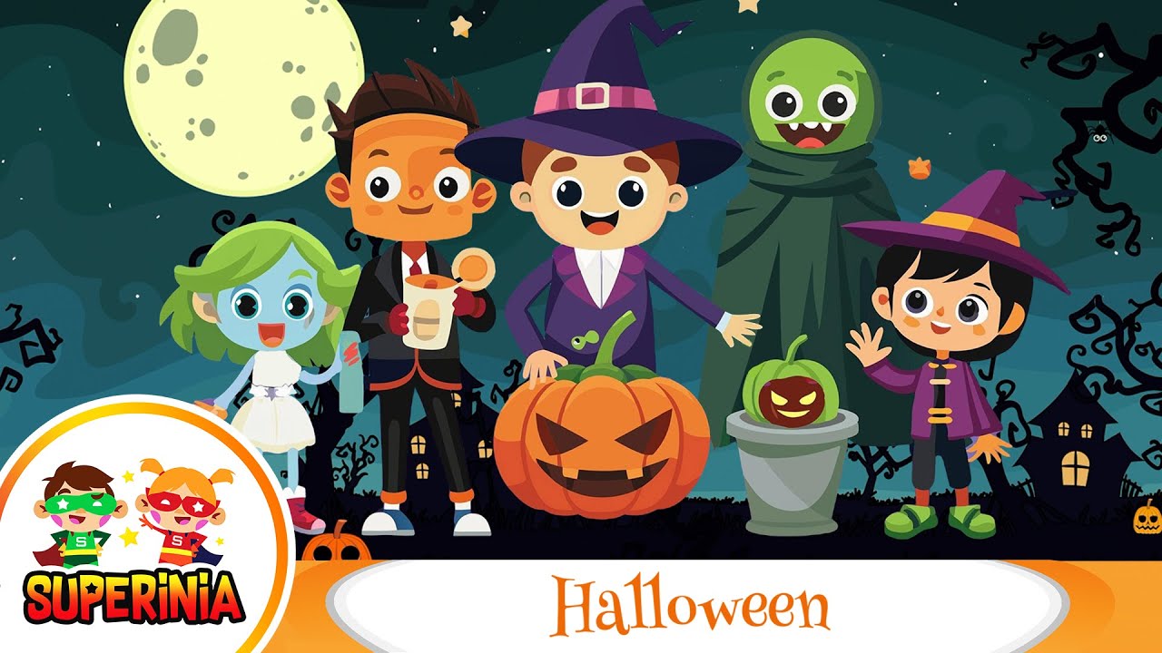 Superinia - Halloween 🎃 | Παιδικό τραγούδι για τρομαχτικά γέλια και μεταμφιέσεις!