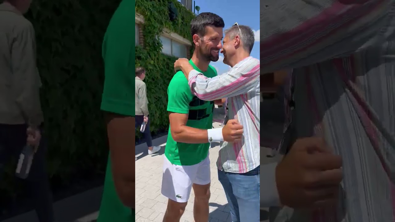 Kad Novak vidi našu ekipu na licu mesta I SPORT KLUB Wimbledon 2025