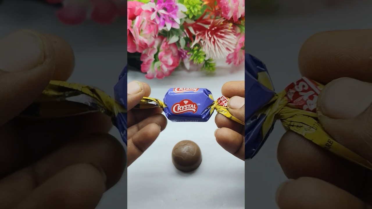 Chocolate Crystal box opening | satisfying | unboxing shortsfeed  shorts chocolate