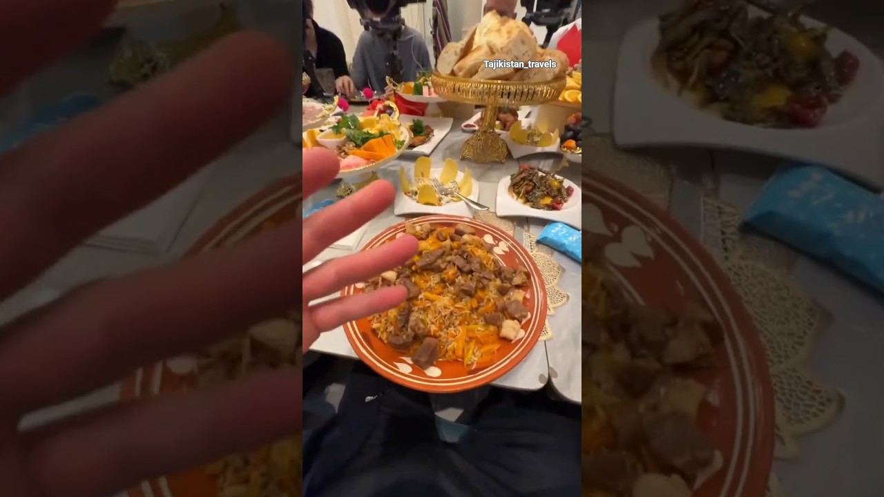 Таджикский плов 🇹🇯🔥 таджикистан плов  обуна_шавед_дасгири_кунед travelчечня москва узбекистан