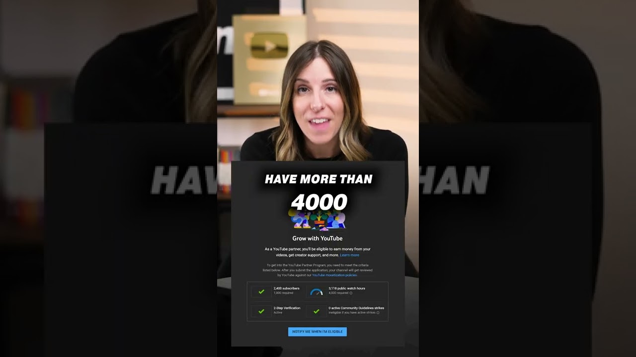 How to Get Paid on YouTube 👉 4 Things YOU Need