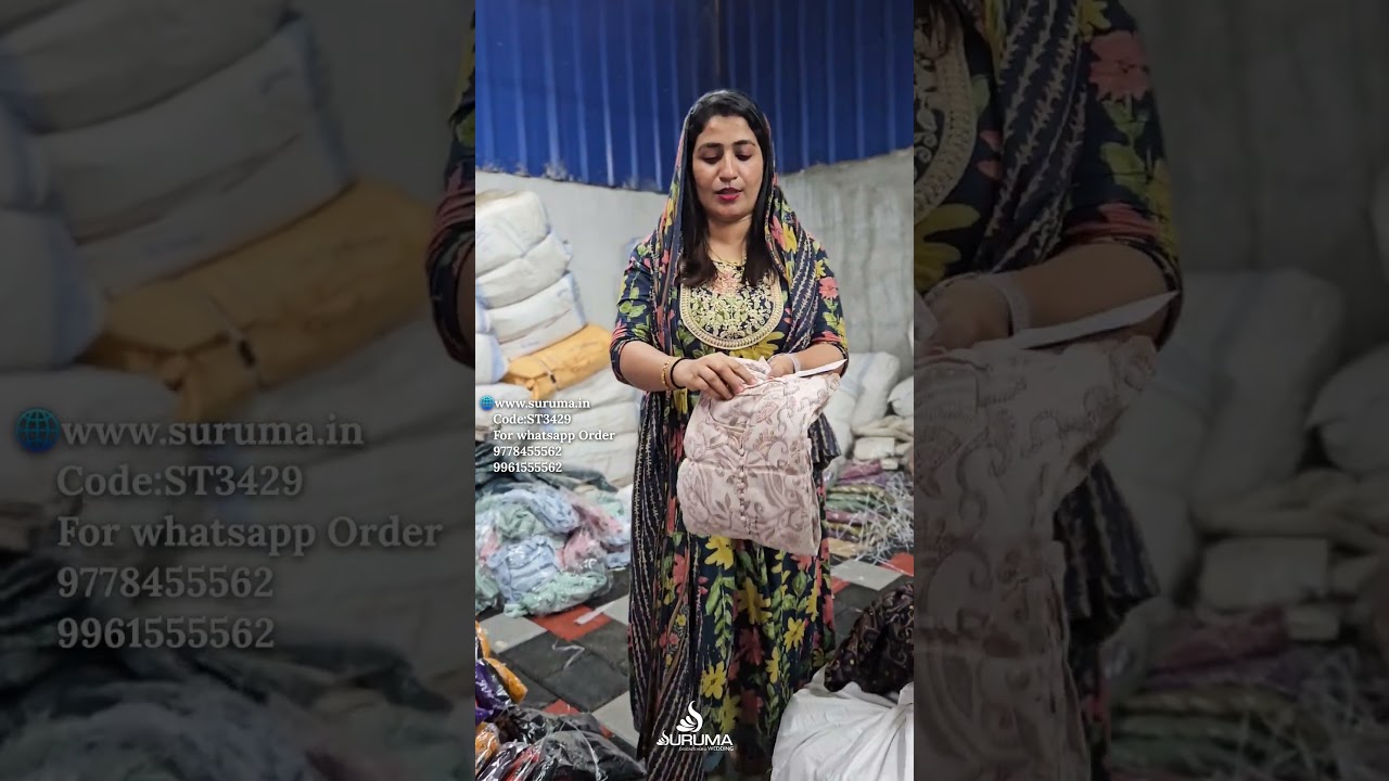 ST3429- CASUAL WEAR LONG TOP AND DUPATTA  www.suruma.in