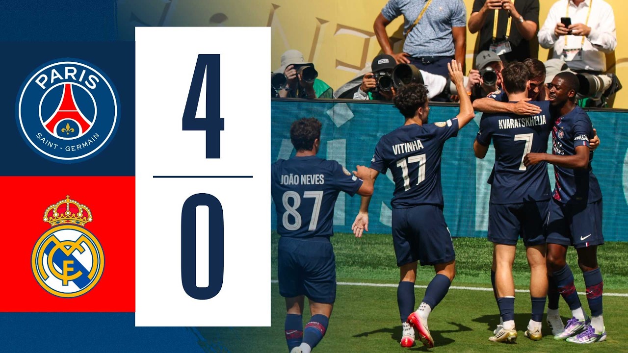 EN FINALE DE COUPE DU MONDE ! - Le résumé de Paris - Real (4-0) !